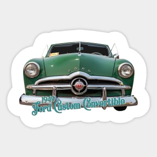 1949 Ford Custom Convertible Sticker